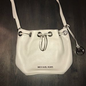 *Sold* Michael Kors Gray Crossbody Bucket Purse